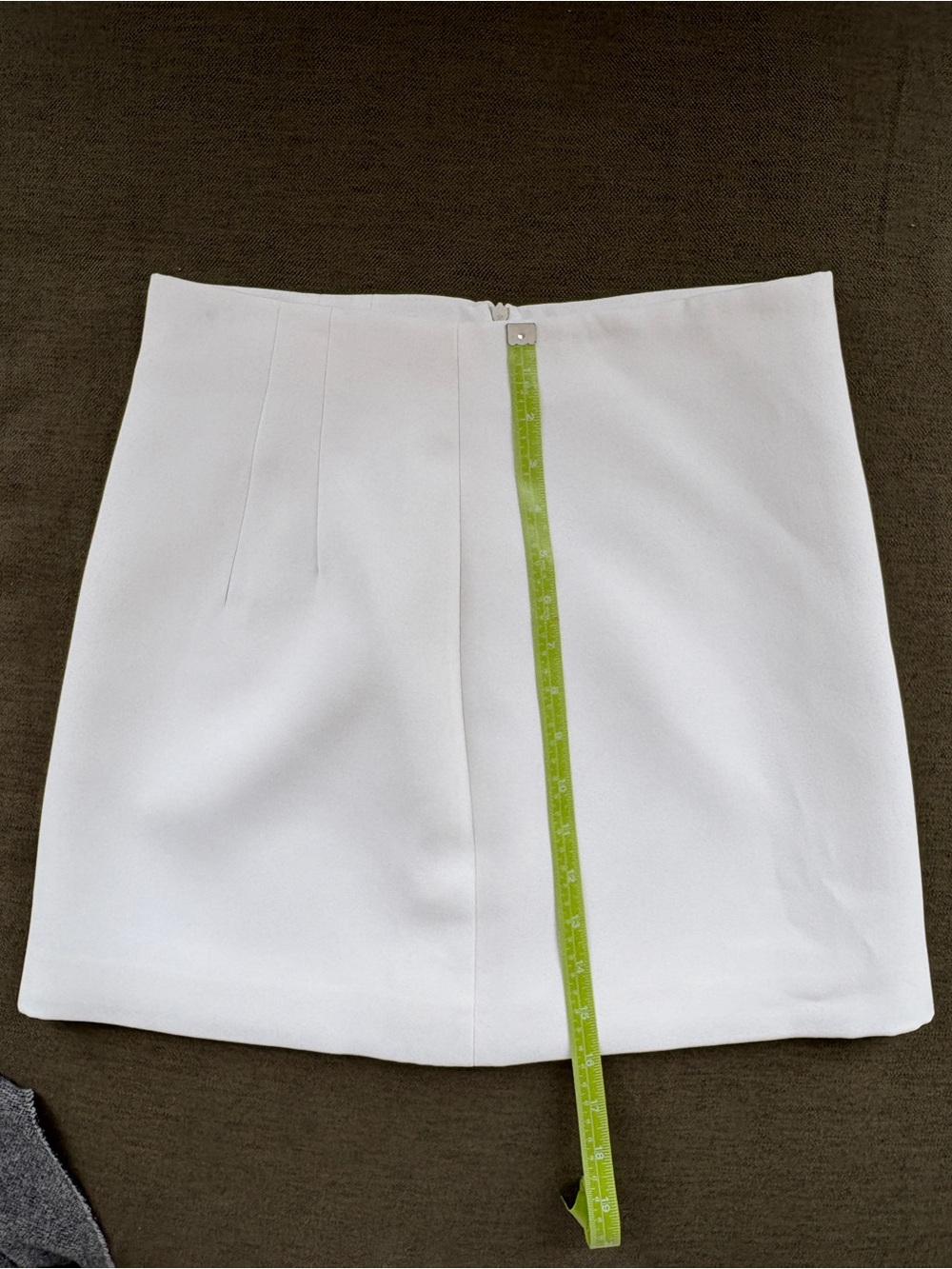 Zara white A line skirt - Picture 2 of 5